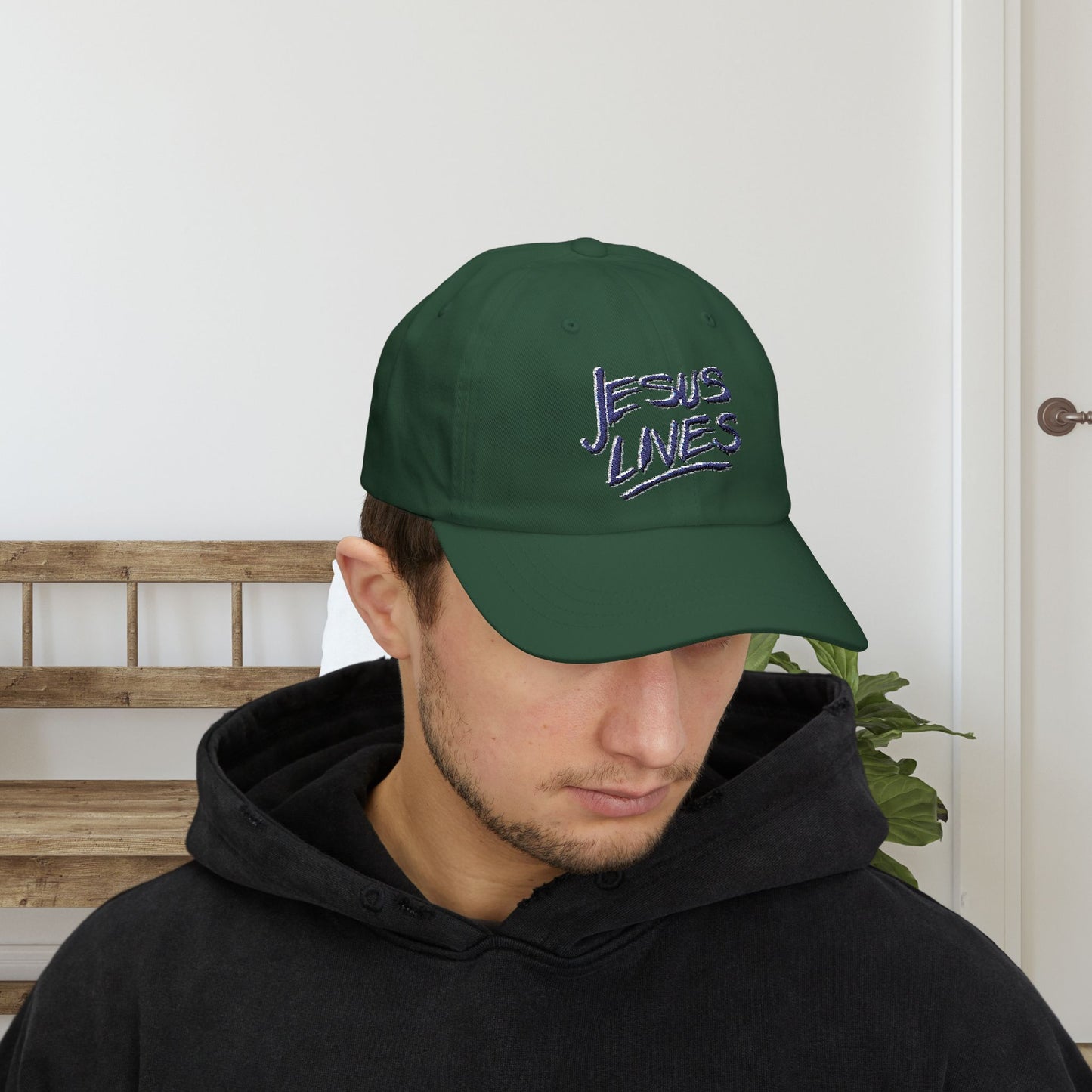 Hat/Cap with Andy's Jesus Lives Design