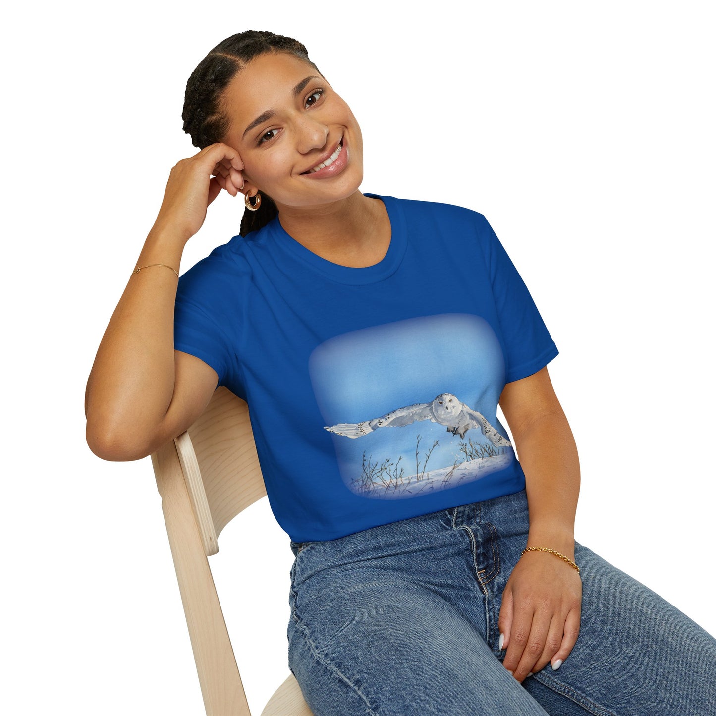"Soaring Owl" Unisex Softstyle T-Shirt
