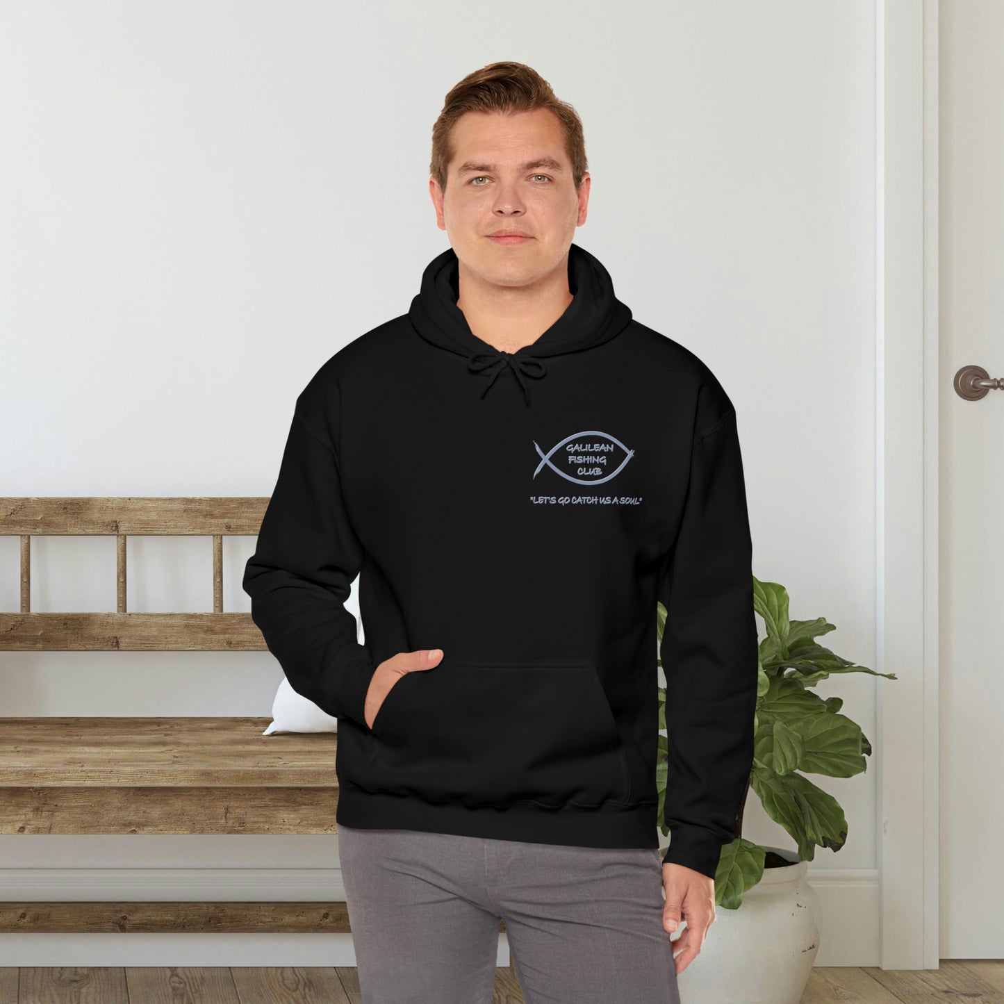 "Jesus Lives" Hoodie (printing on front & back)