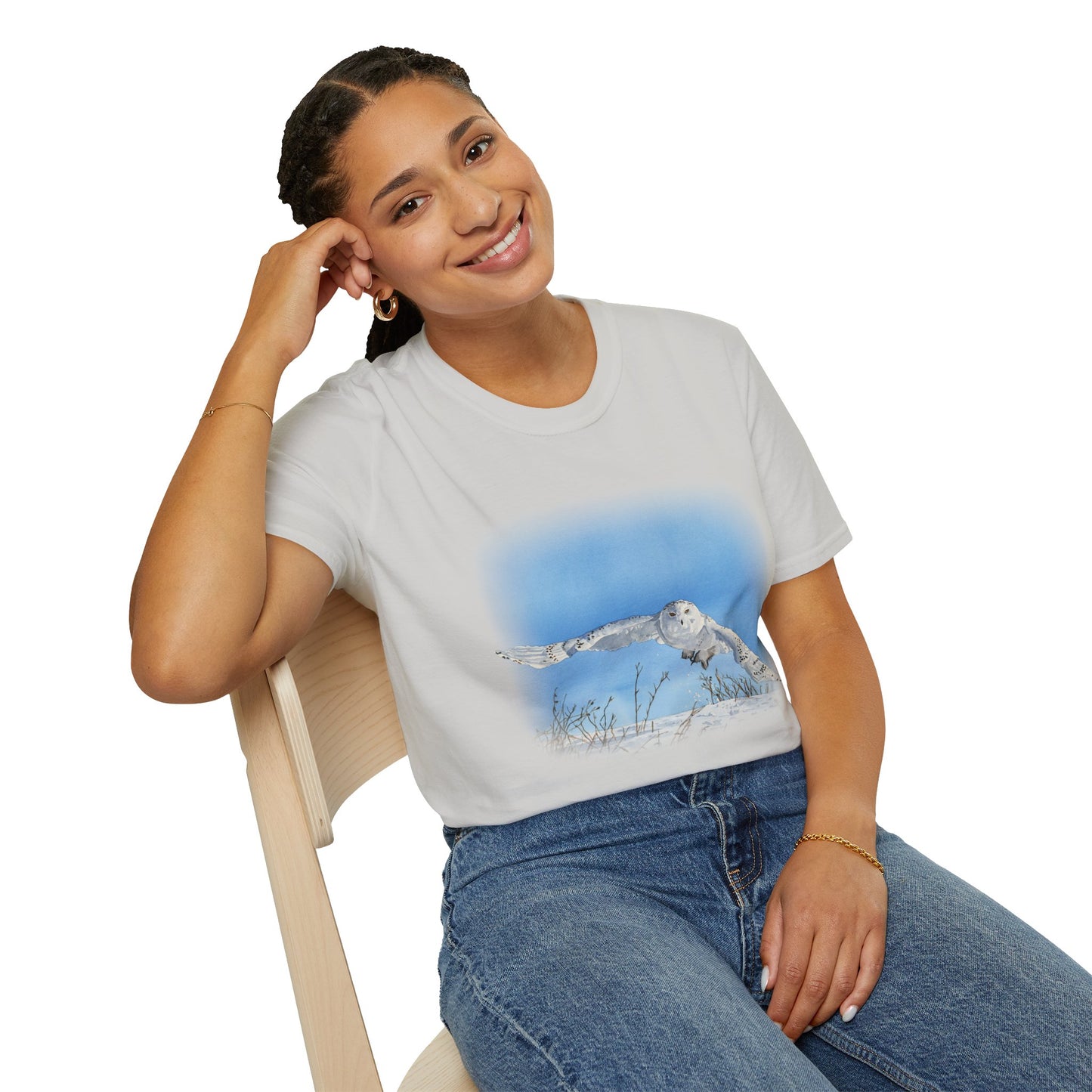 "Soaring Owl" Unisex Softstyle T-Shirt