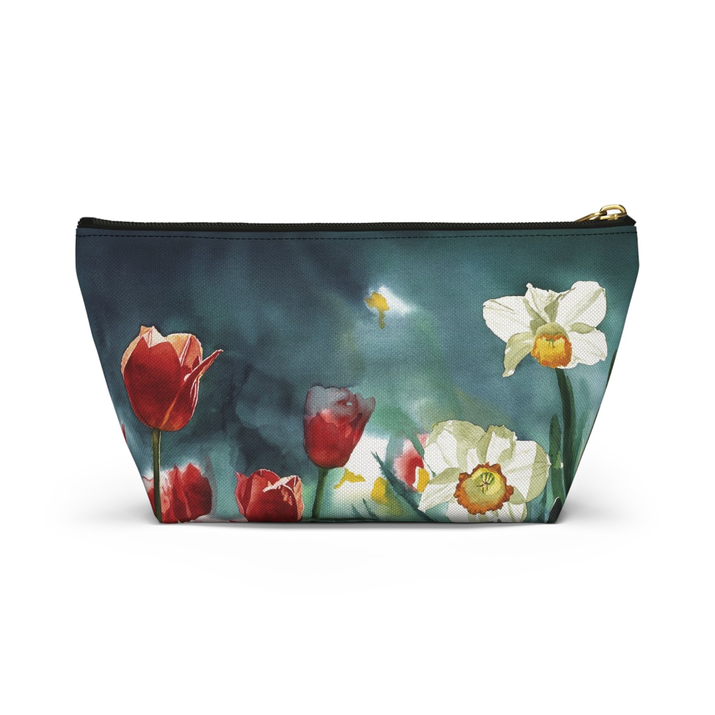 " Daffodil Days" Accessory Pouch w T-bottom