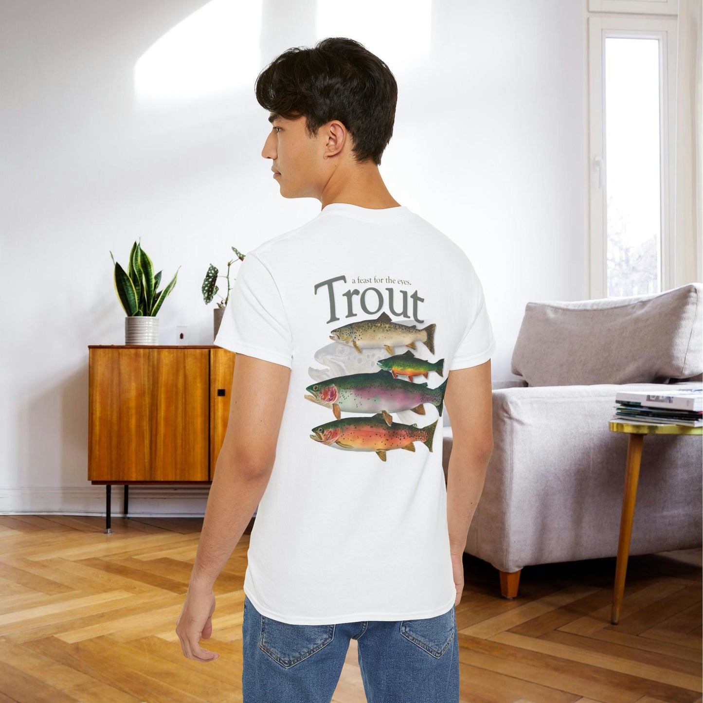 "School Colors" Trout Grand Slam on an Ultra Cotton Tee