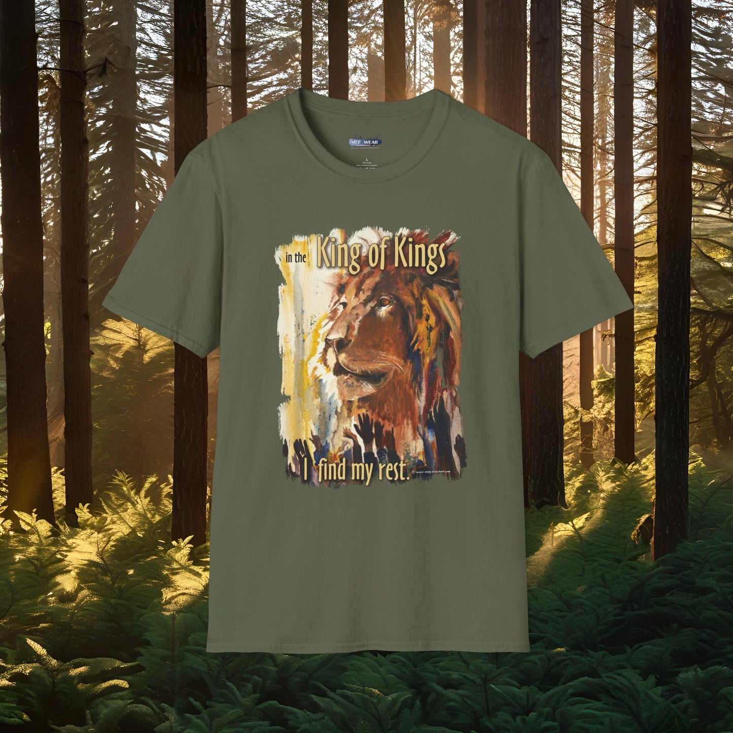 "Gathering unto the King" soft style T-Shirt