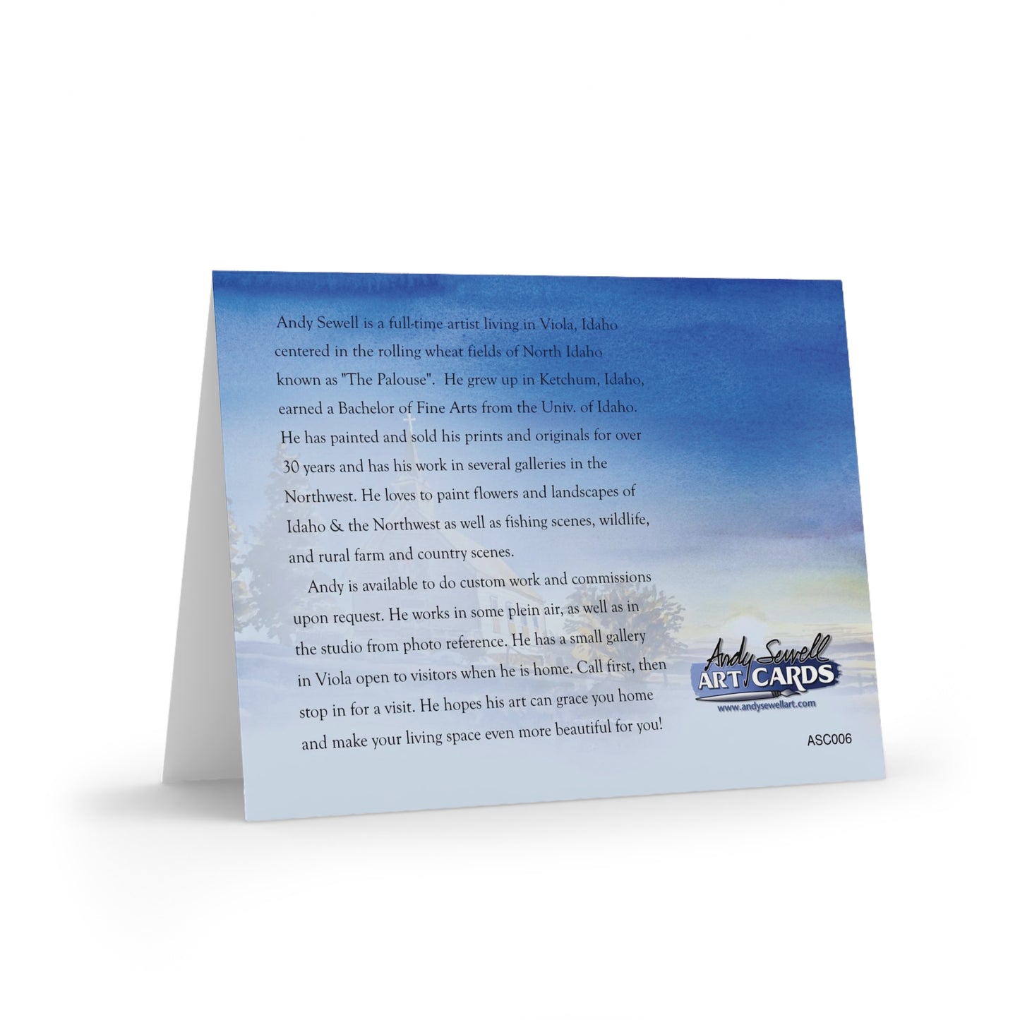"Freeze Church Christmas" Blank Christmas Cards Hz. (8, 16, and 24 pcs)