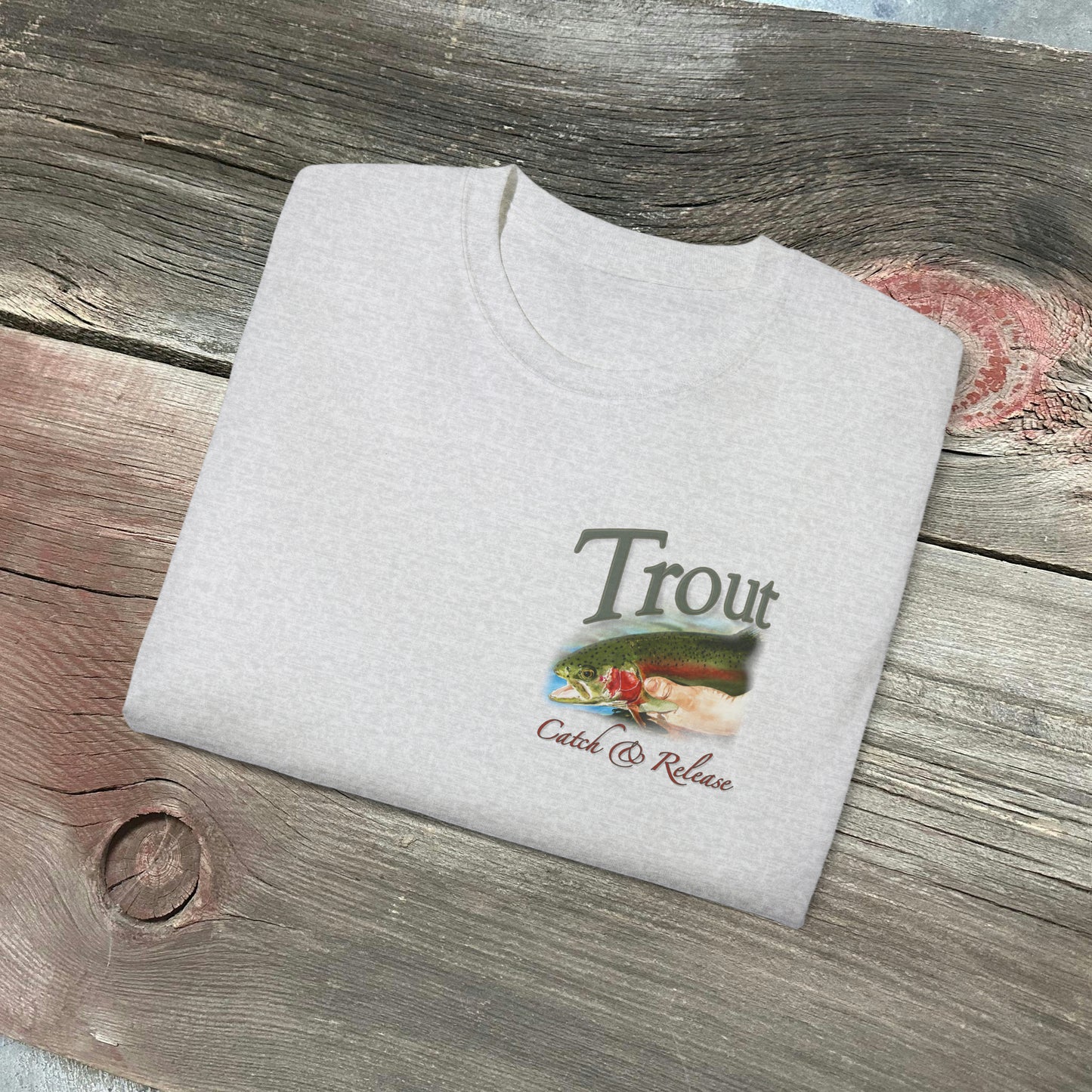 "School Colors" Trout Grand Slam on an Ultra Cotton Tee