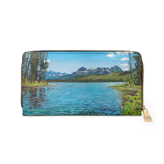 Zipper Wallet - from Andy's "Sawtooth Mountains" paintings