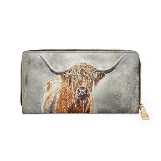 Zipper Wallet - from Andy's "Blondie the Highlander" painting