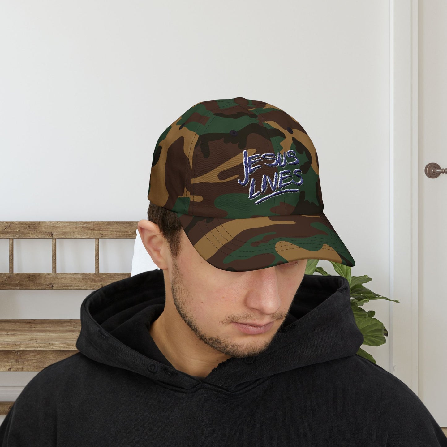 Hat/Cap with Andy's Jesus Lives Design