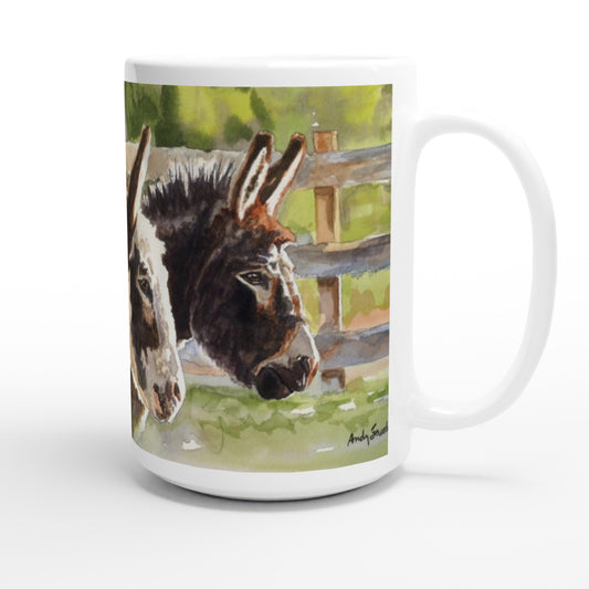 "Donkey Duo", Donkey Mug, gift mug