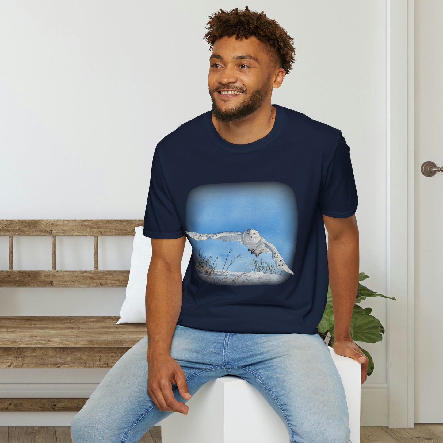 "Soaring Owl" Unisex Softstyle T-Shirt