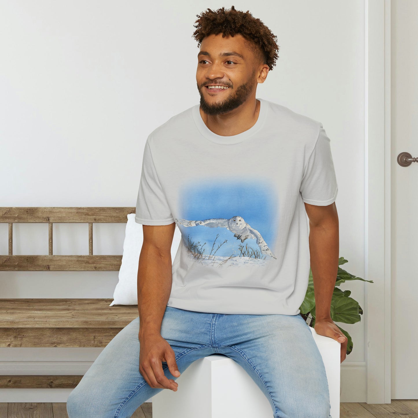 "Soaring Owl" Unisex Softstyle T-Shirt