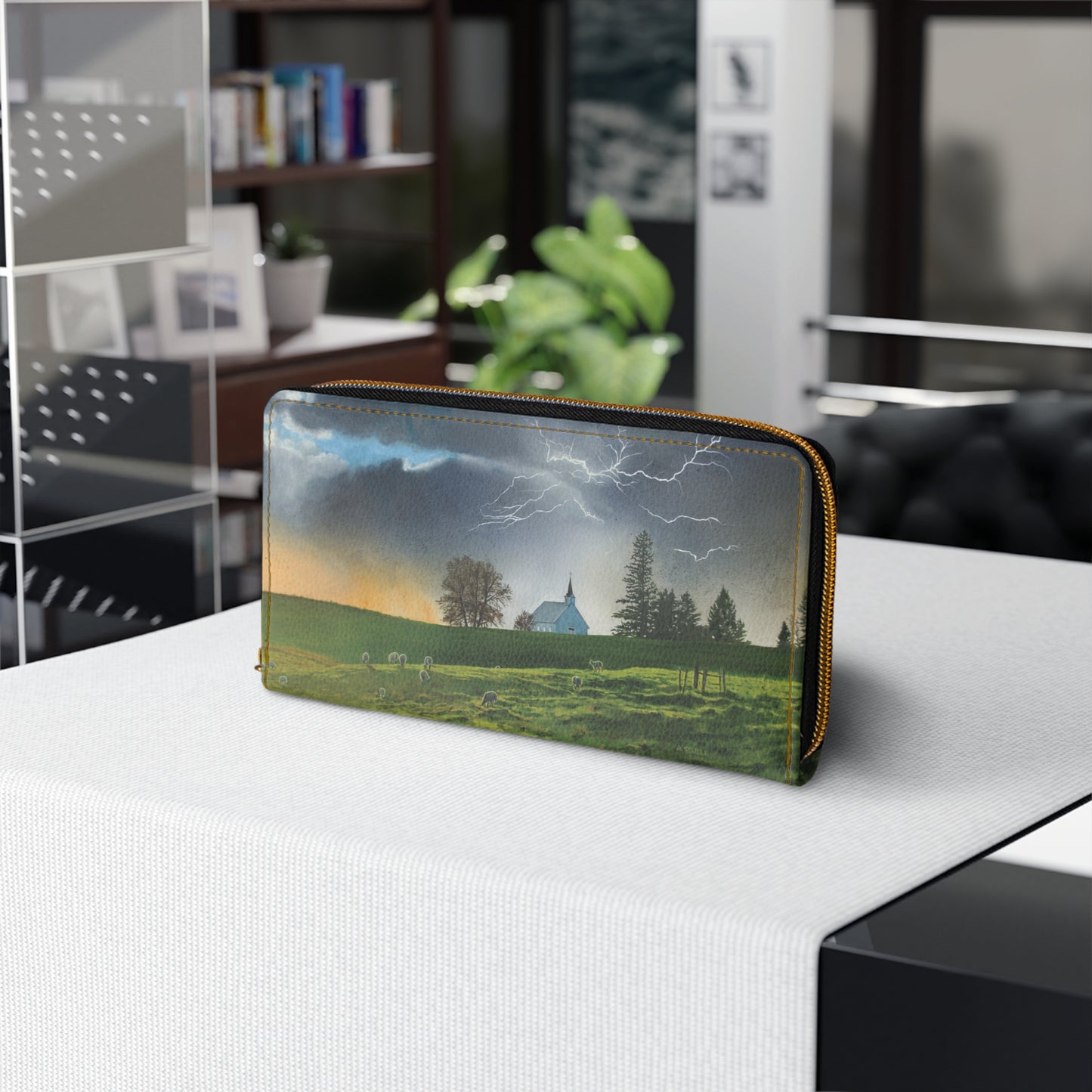 Zipper Wallet with Andy's "Freeze Church" Design