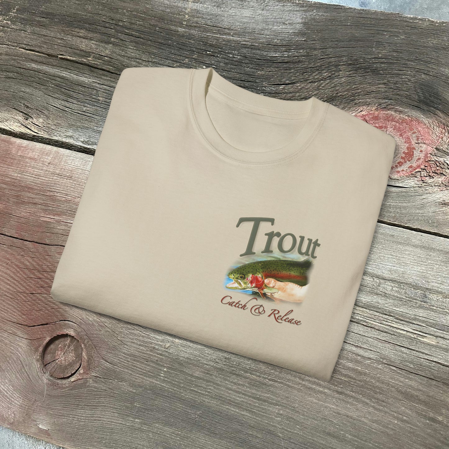 "School Colors" Trout Grand Slam on an Ultra Cotton Tee