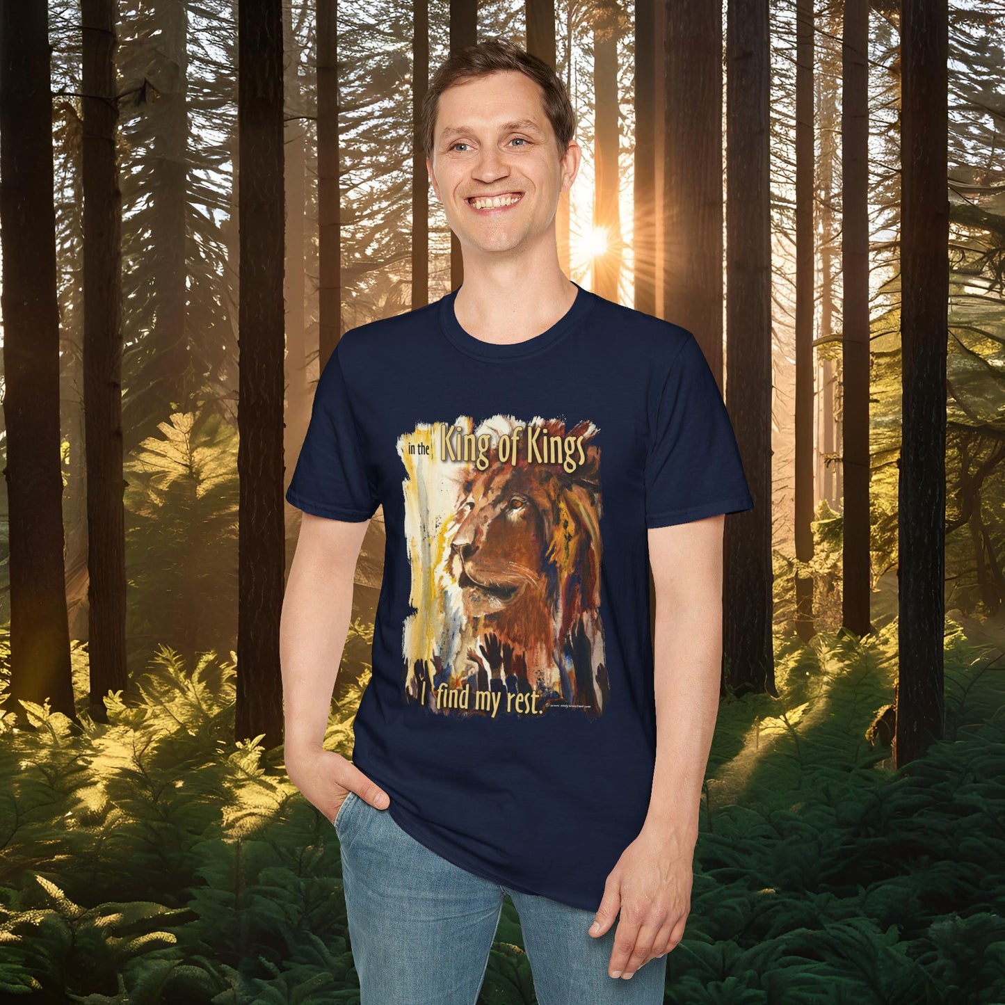 "Gathering unto the King" soft style T-Shirt