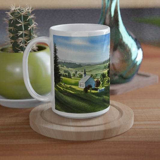 "Freeze Church Palouse View" Coffee Mug, gift mug