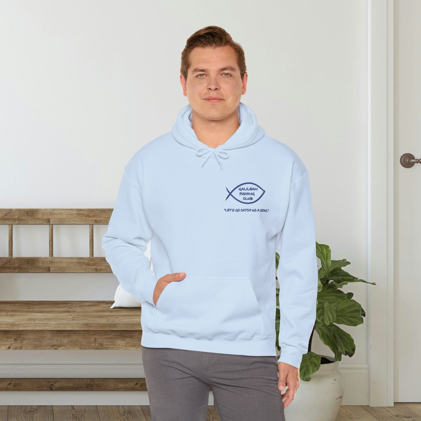 "Jesus Lives" Hoodie (printing on front & back)