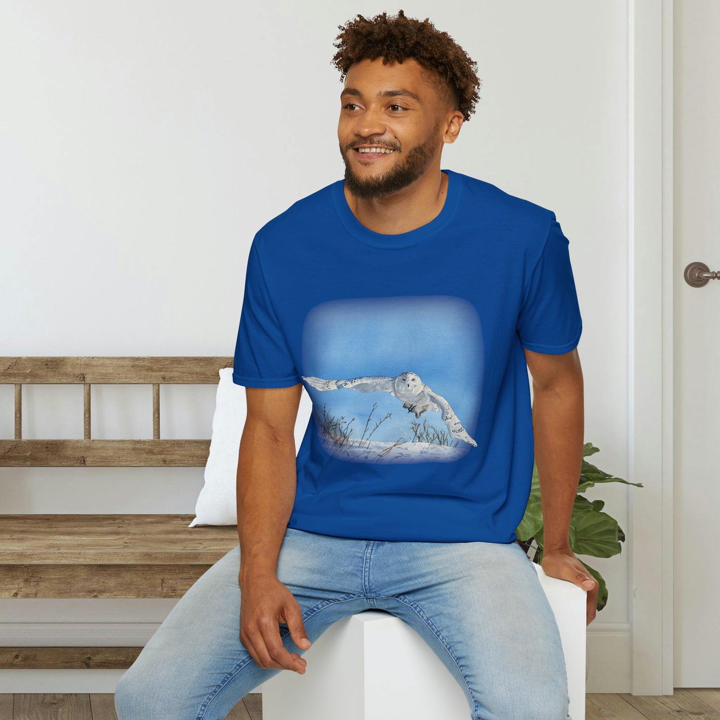 "Soaring Owl" Unisex Softstyle T-Shirt