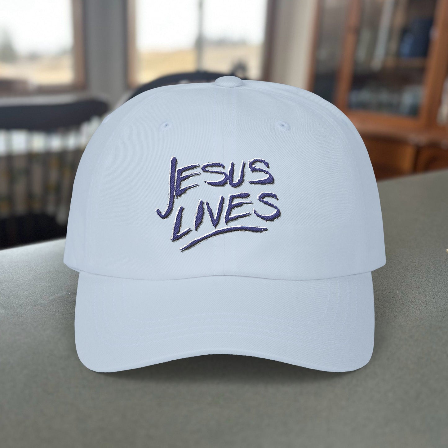 Hat/Cap with Andy's Jesus Lives Design