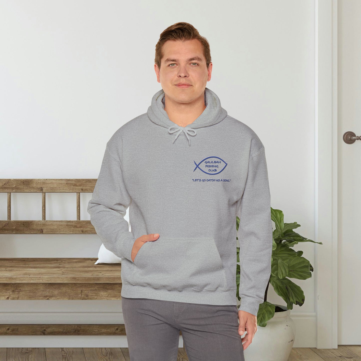 "Jesus Lives" Hoodie (printing on front & back)