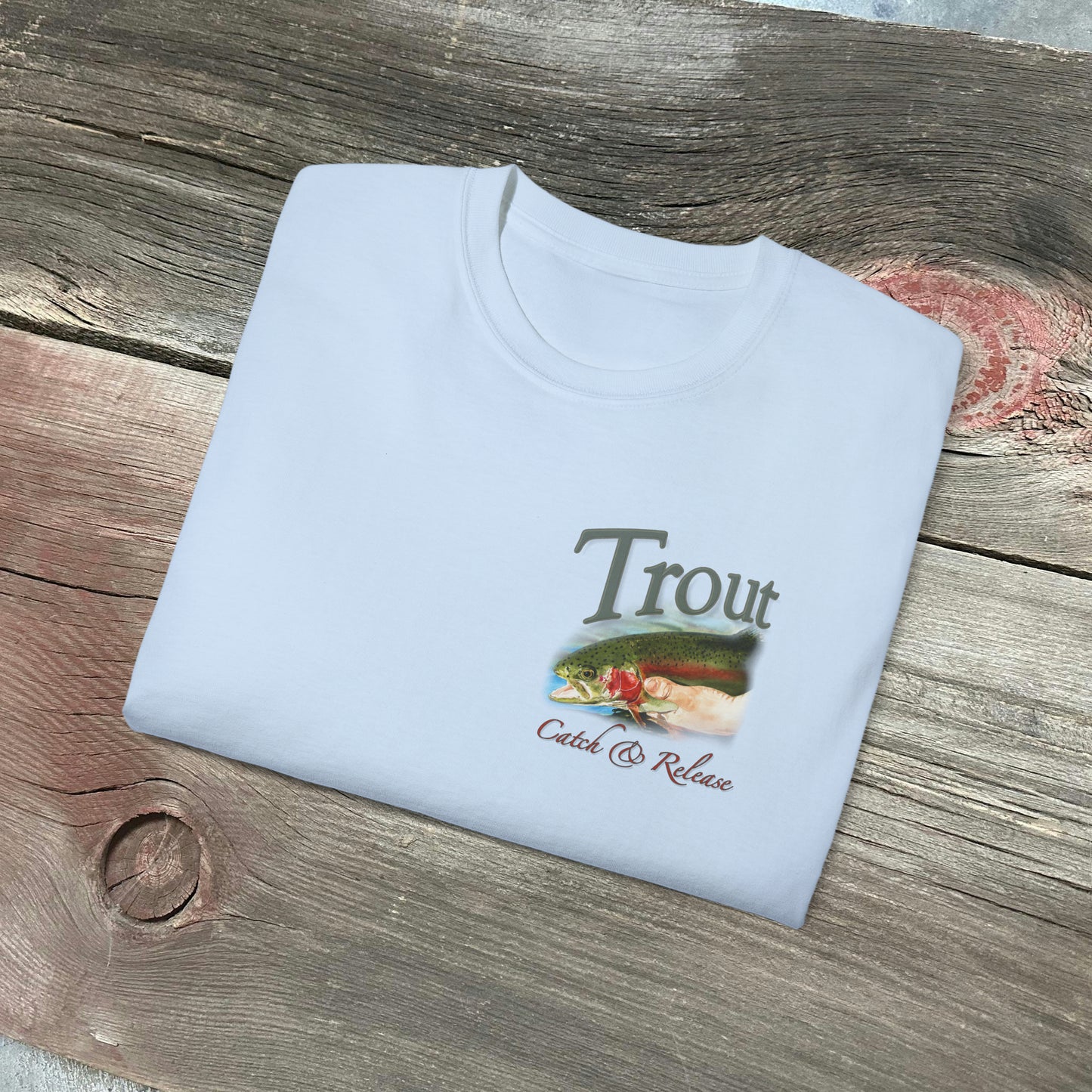 "School Colors" Trout Grand Slam on an Ultra Cotton Tee