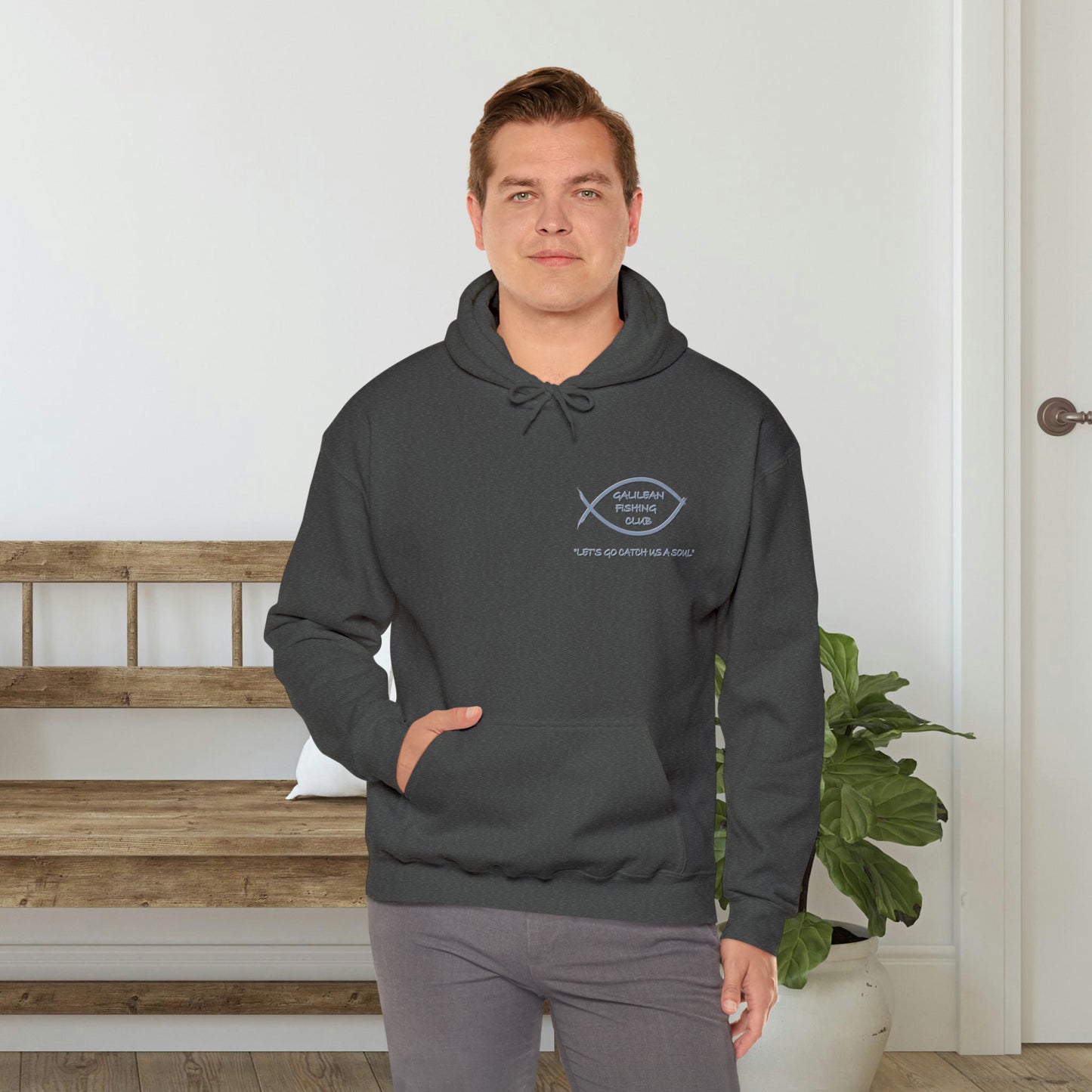 "Jesus Lives" Hoodie (printing on front & back)