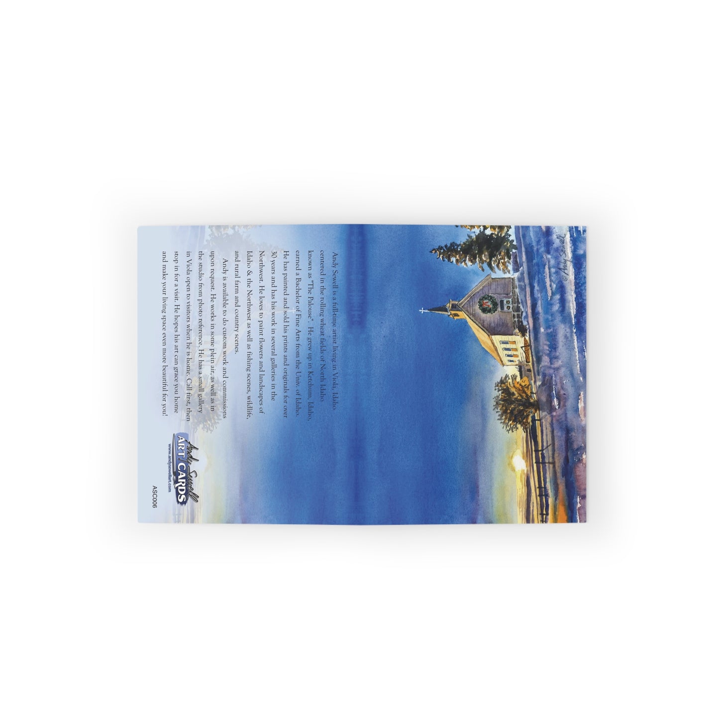 "Freeze Church Christmas" Blank Christmas Cards Hz. (8, 16, and 24 pcs)