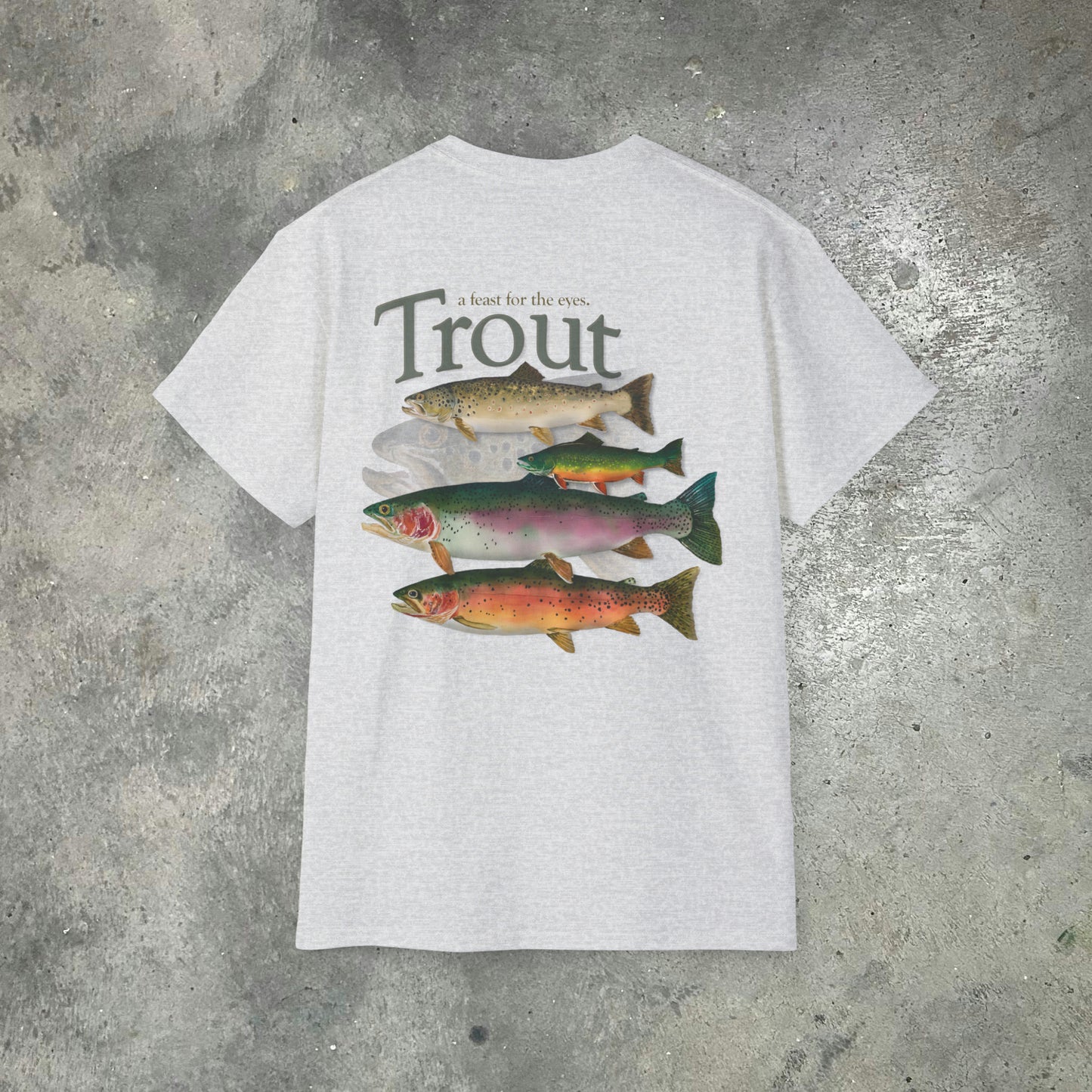 "School Colors" Trout Grand Slam on an Ultra Cotton Tee