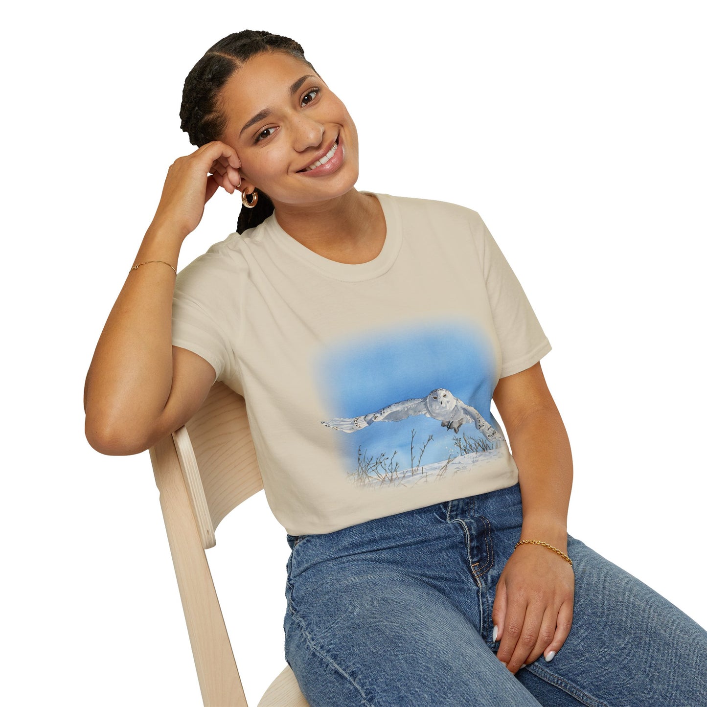 "Soaring Owl" Unisex Softstyle T-Shirt