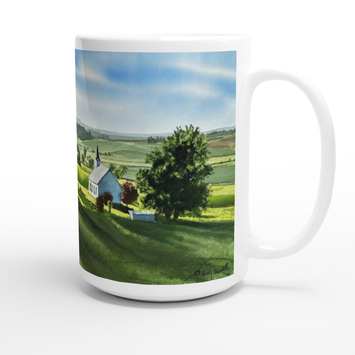 "Freeze Church Palouse View" Coffee Mug, gift mug