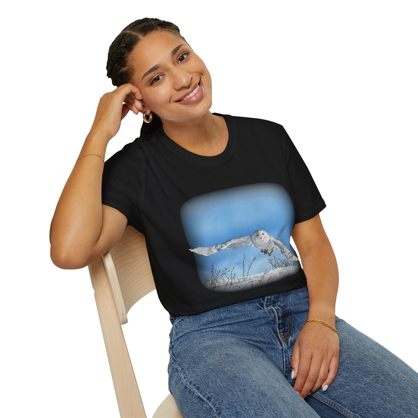 "Soaring Owl" Unisex Softstyle T-Shirt