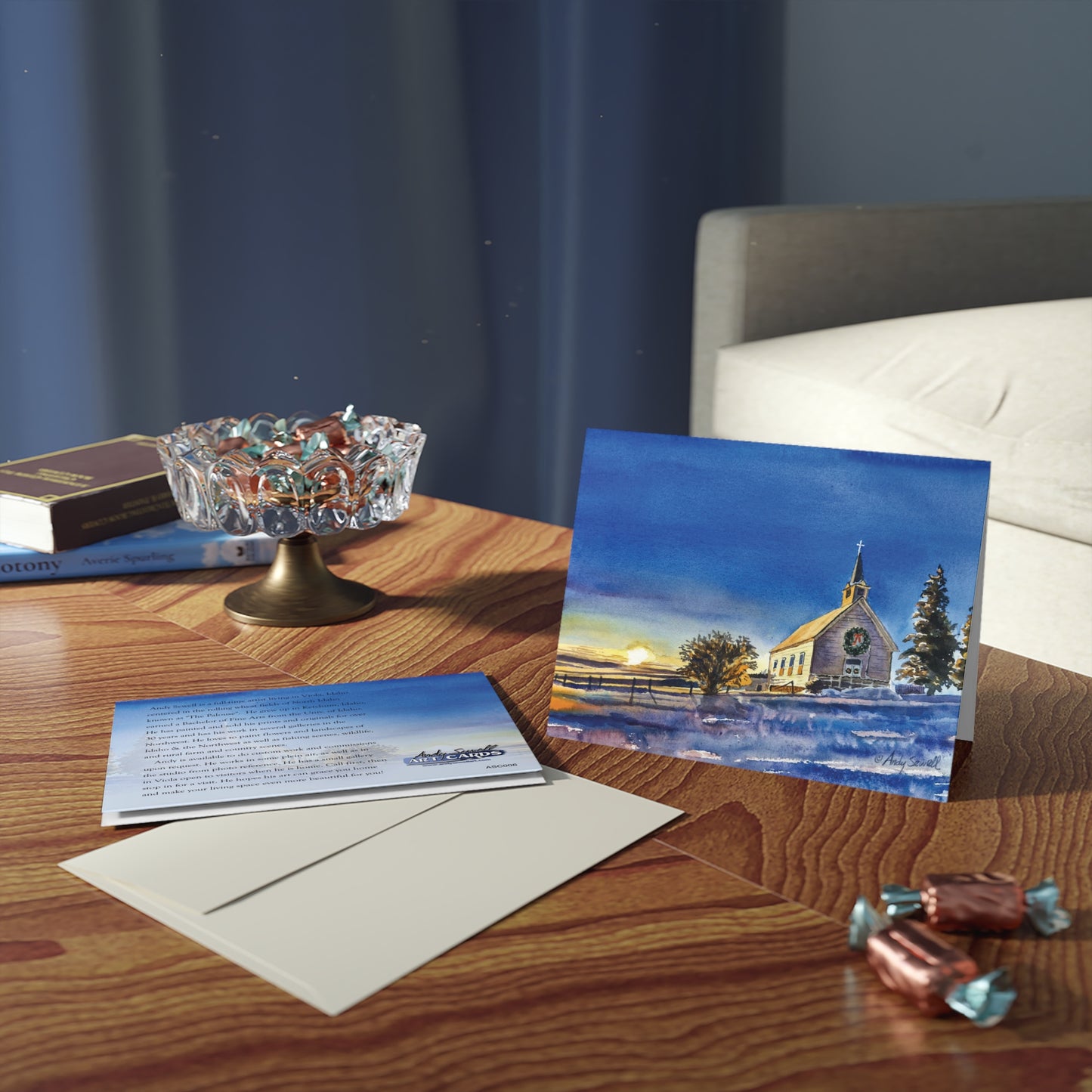 "Freeze Church Christmas" Blank Christmas Cards Hz. (8, 16, and 24 pcs)