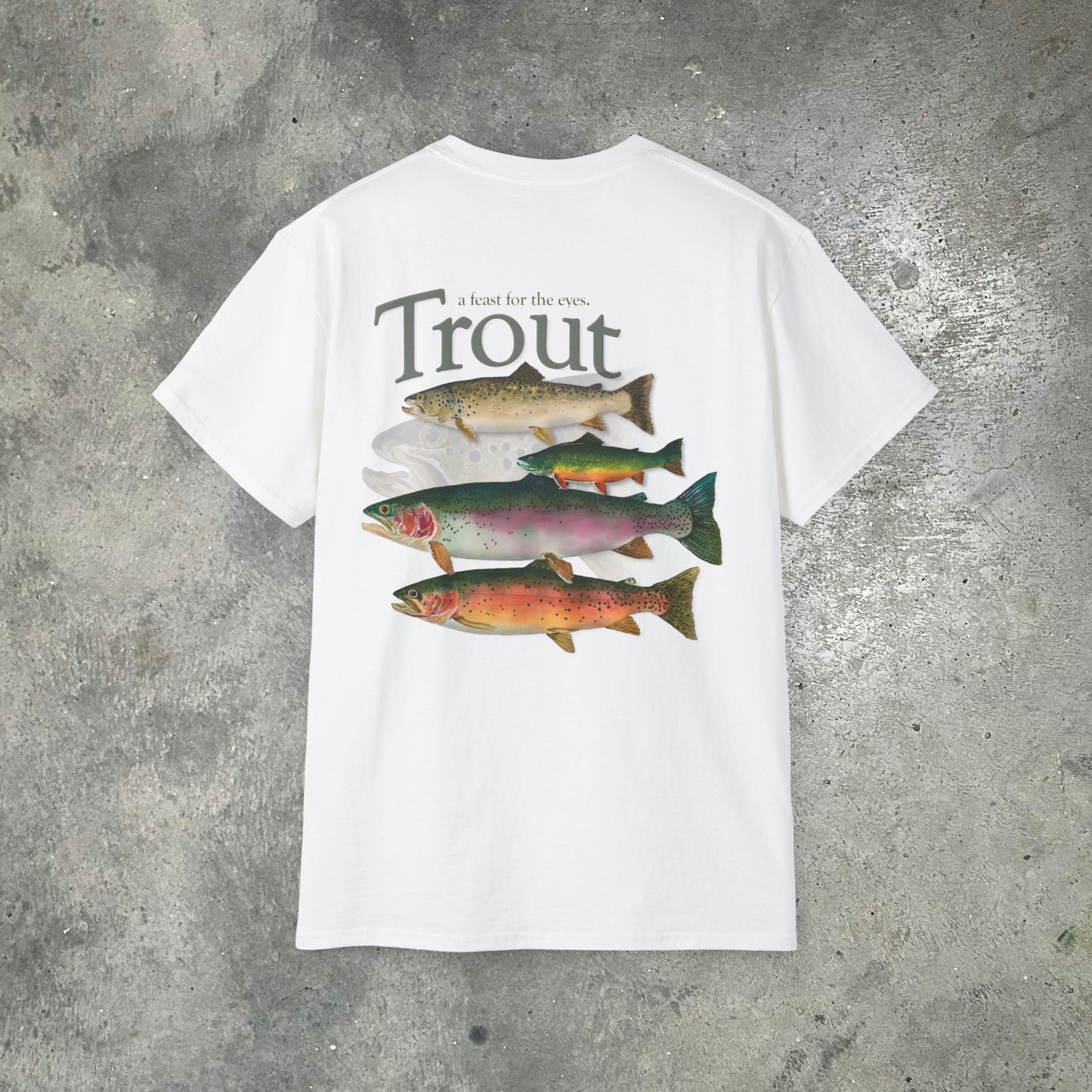 "School Colors" Trout Grand Slam on an Ultra Cotton Tee