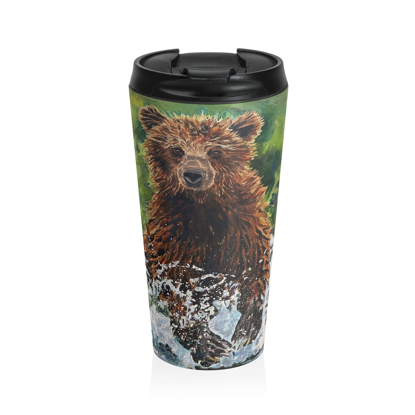 Bear Splash Stainless Steel Travel Mug