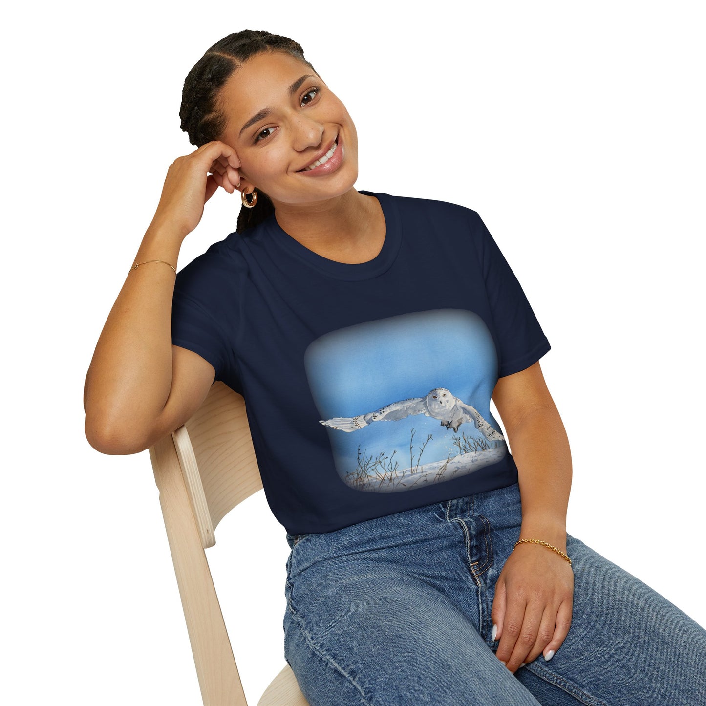"Soaring Owl" Unisex Softstyle T-Shirt