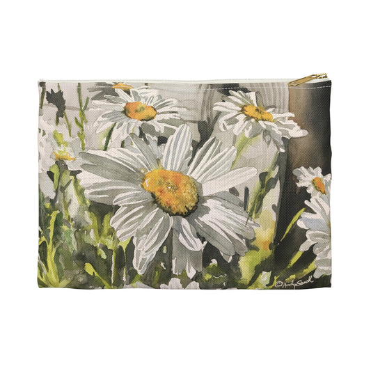 "Daisies by the Shed" Accessory Pouch