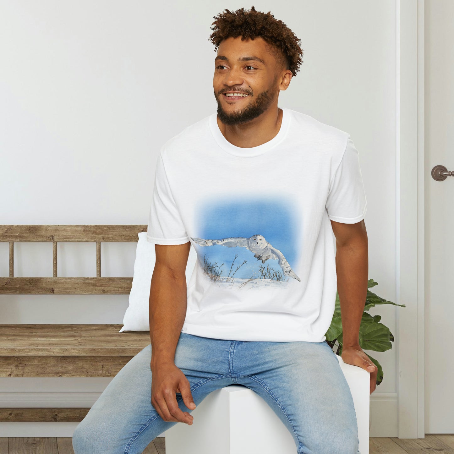 "Soaring Owl" Unisex Softstyle T-Shirt