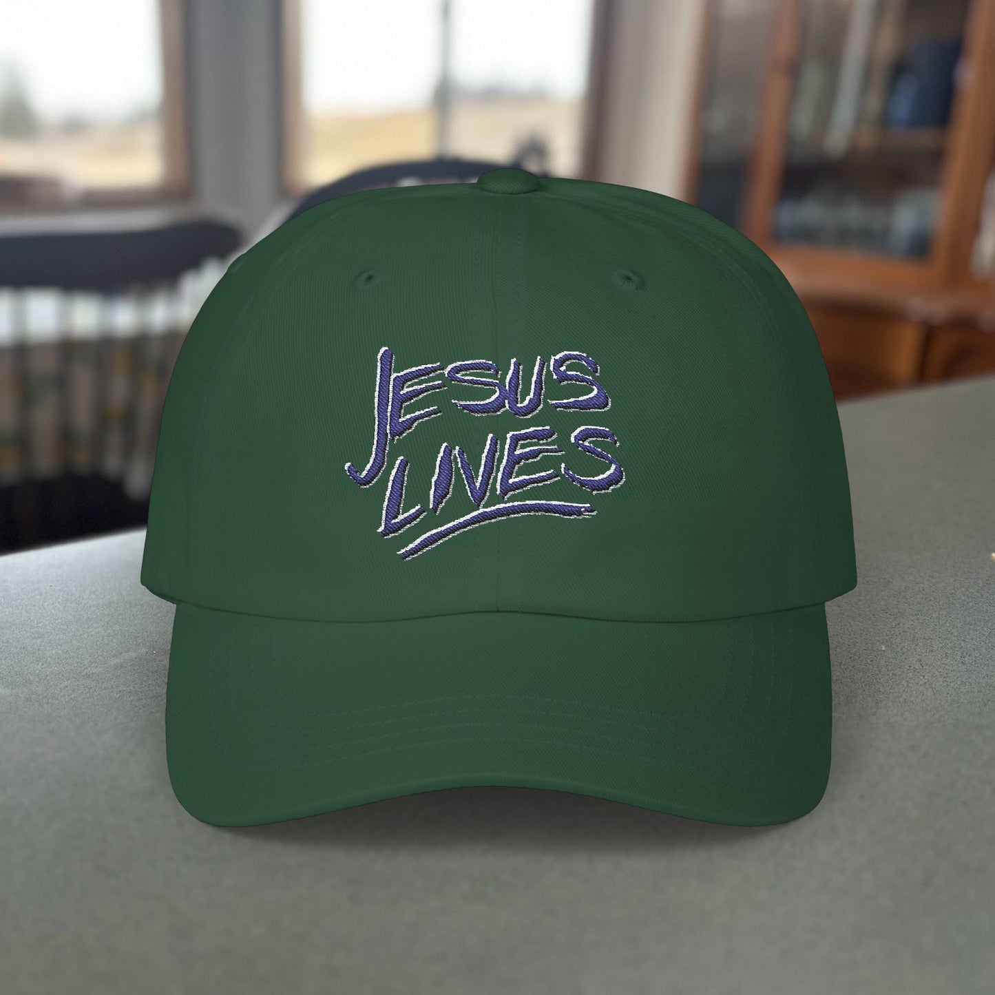 Hat/Cap with Andy's Jesus Lives Design