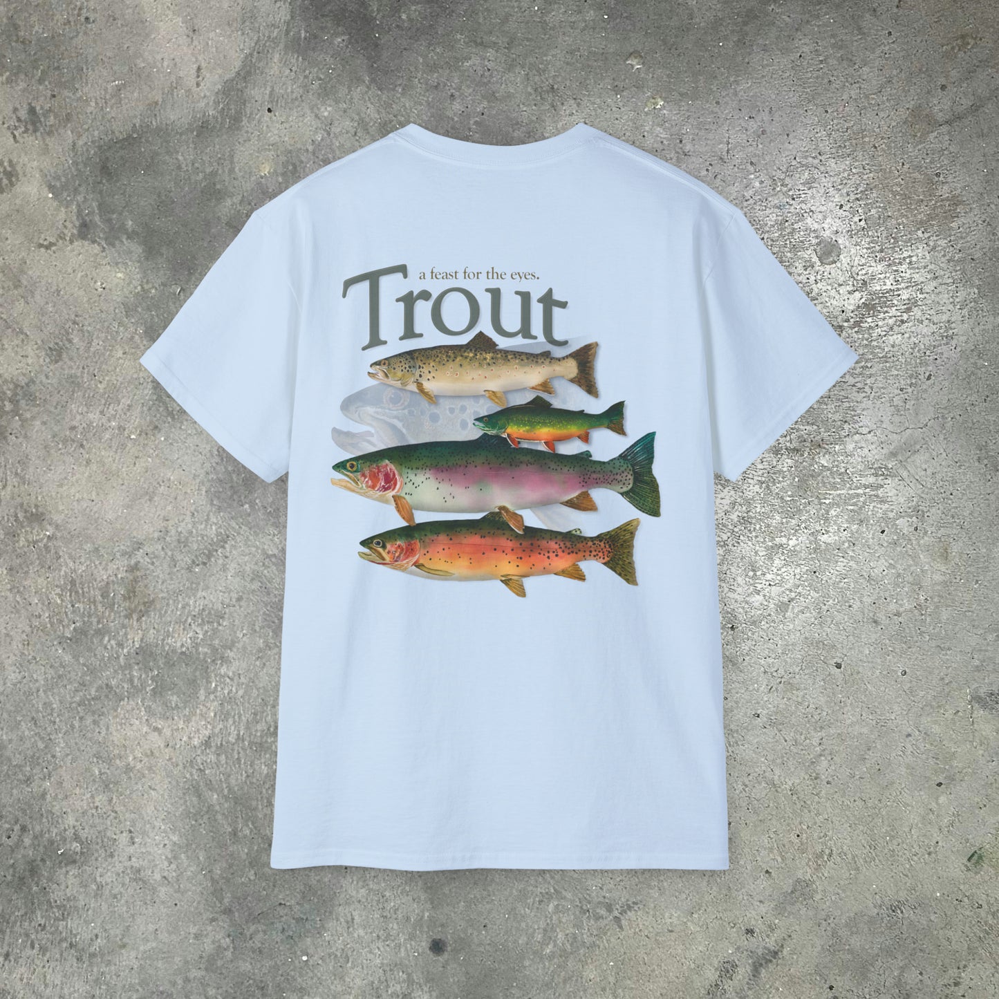 "School Colors" Trout Grand Slam on an Ultra Cotton Tee