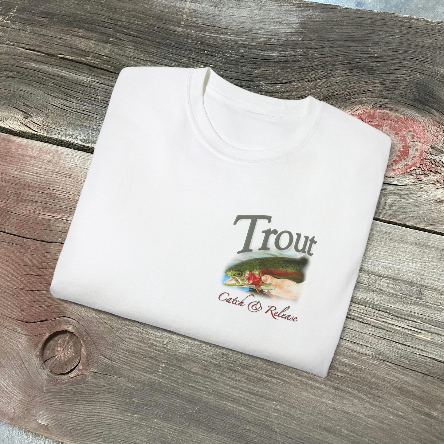 "School Colors" Trout Grand Slam on an Ultra Cotton Tee