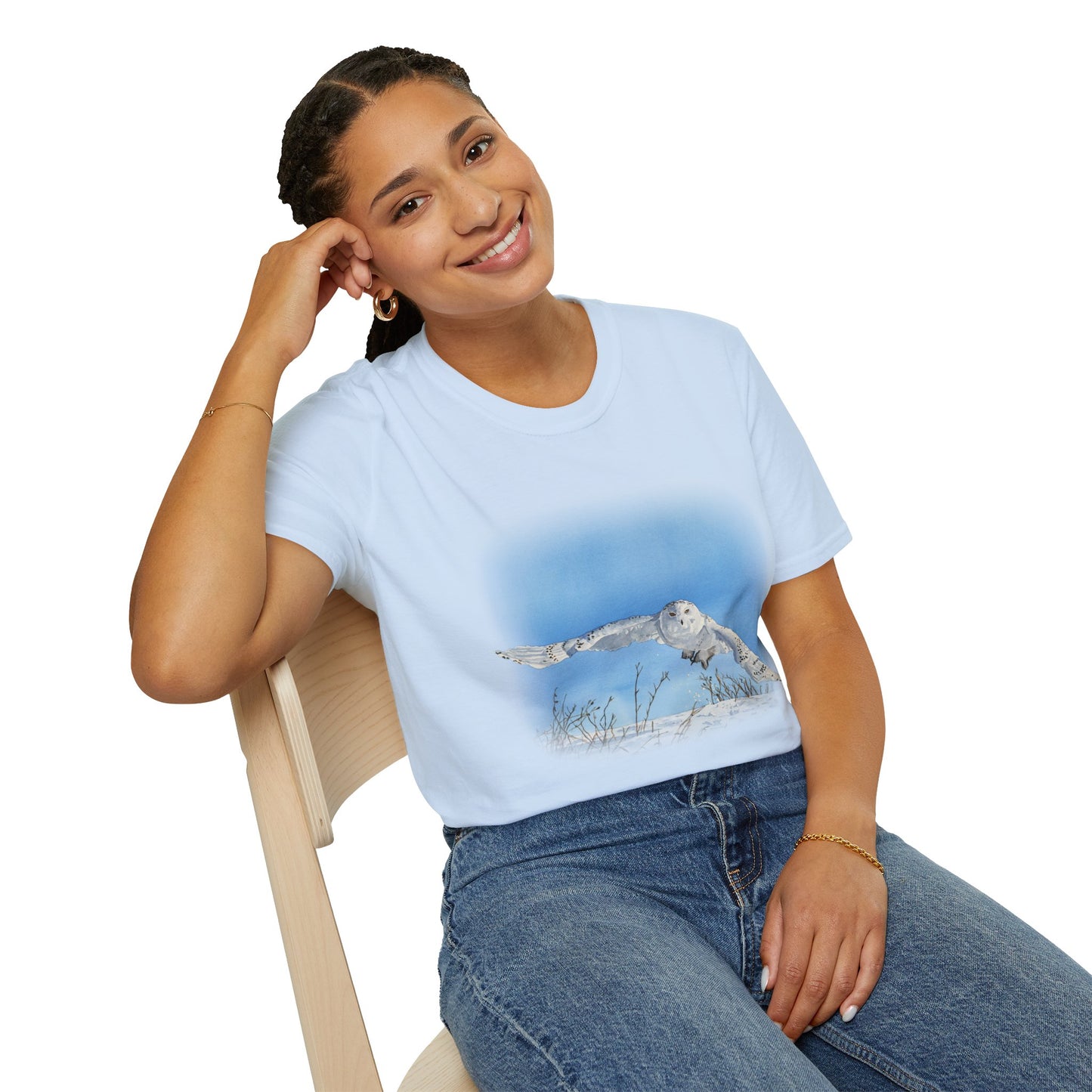 "Soaring Owl" Unisex Softstyle T-Shirt