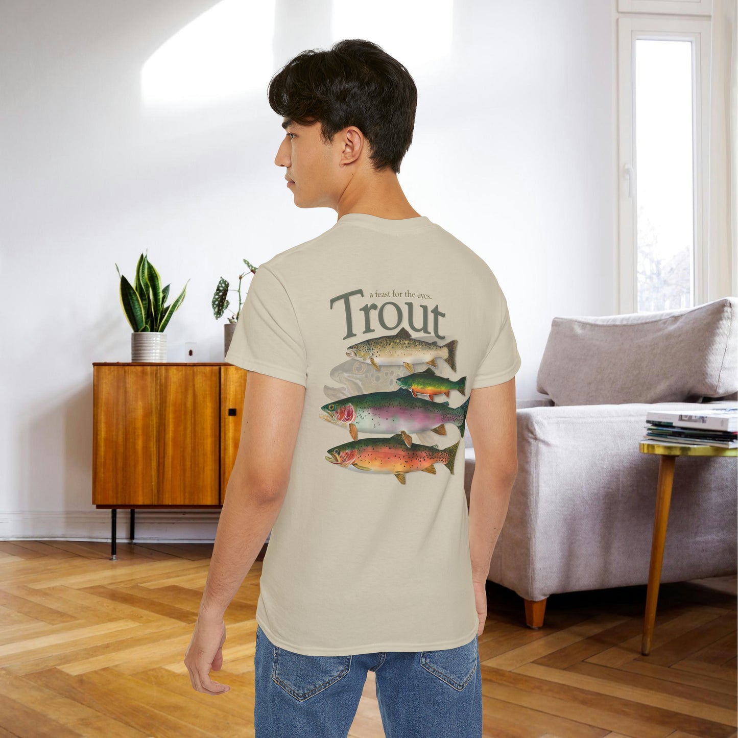 "School Colors" Trout Grand Slam on an Ultra Cotton Tee