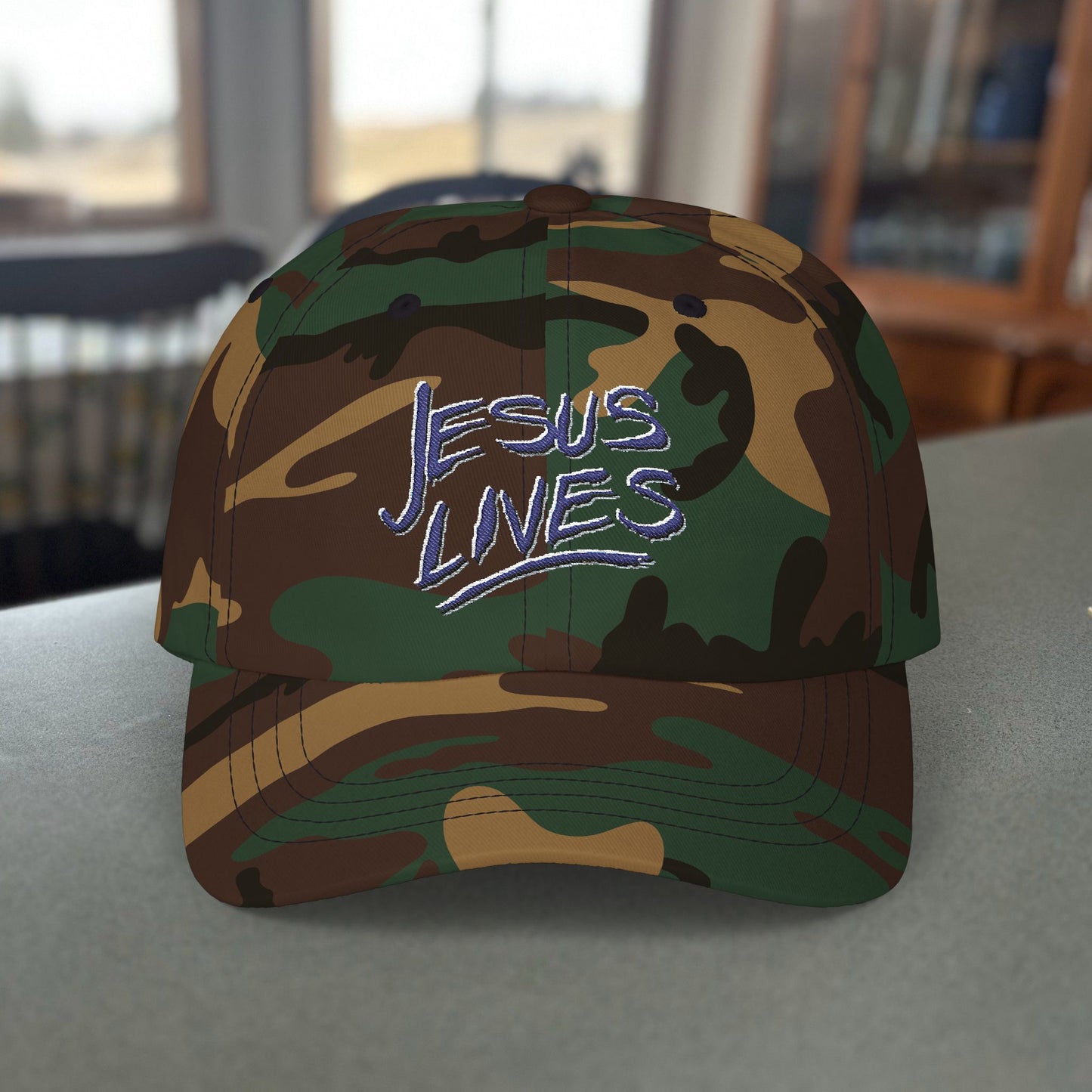 Hat/Cap with Andy's Jesus Lives Design
