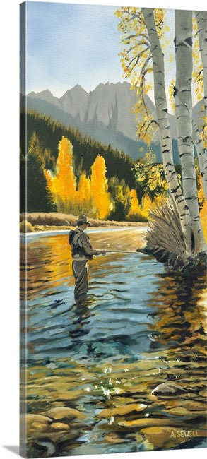 "Autumn Stillness" 16x36 Oil on Canvas
