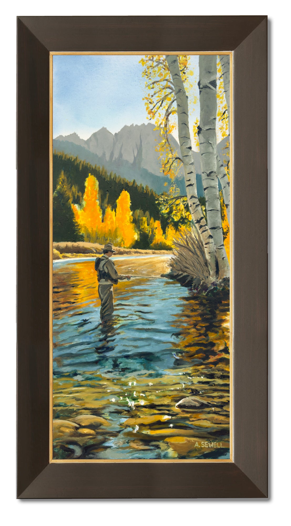 "Autumn Stillness" 16x36 Oil on Canvas