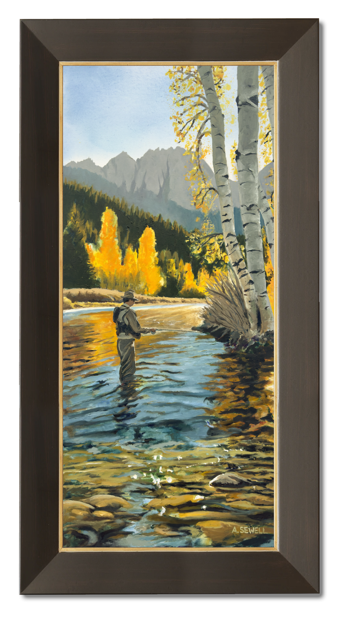 "Autumn Stillness" 16x36 Oil on Canvas
