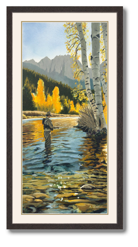"Autumn Stillness" 16x36 Oil on Canvas