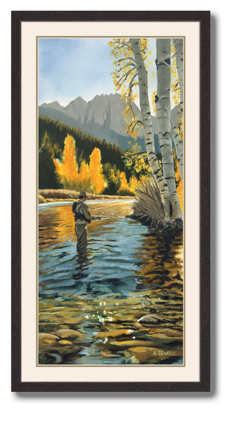 "Autumn Stillness" 16x36 Oil on Canvas