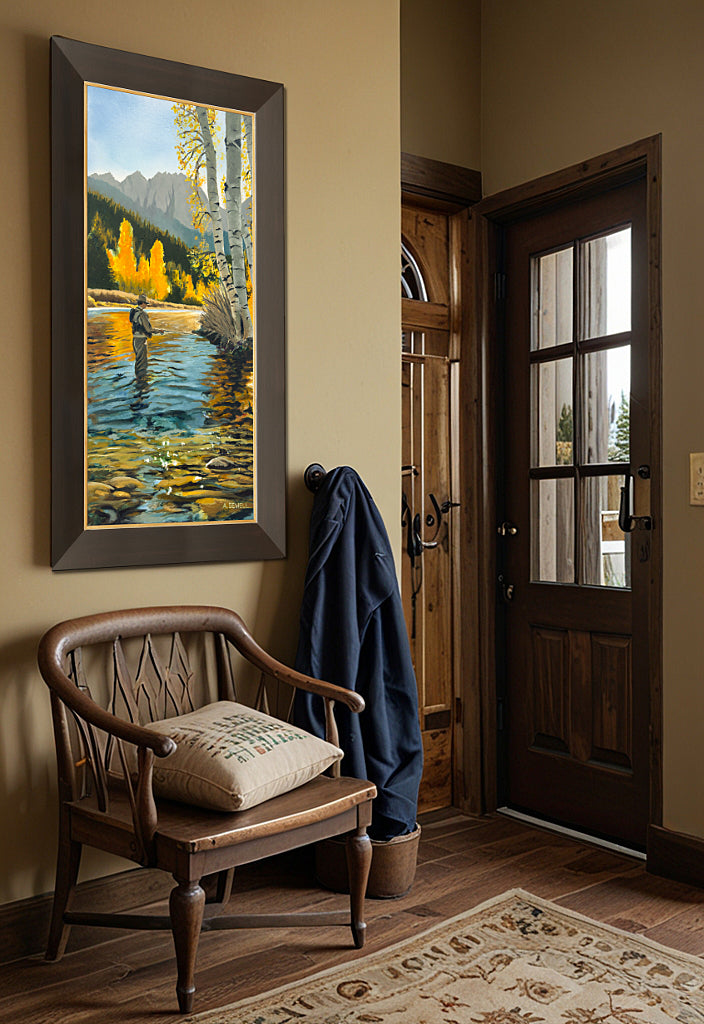 "Autumn Stillness" 16x36 Oil on Canvas
