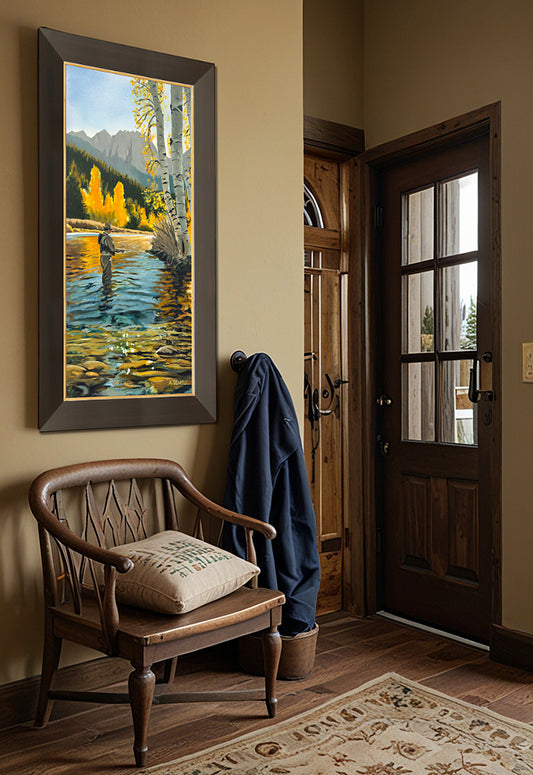 "Autumn Stillness" 16x36 Oil on Canvas