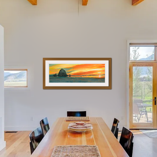 "Cannon Beach Glow" - a signed edition Giclee reprod.